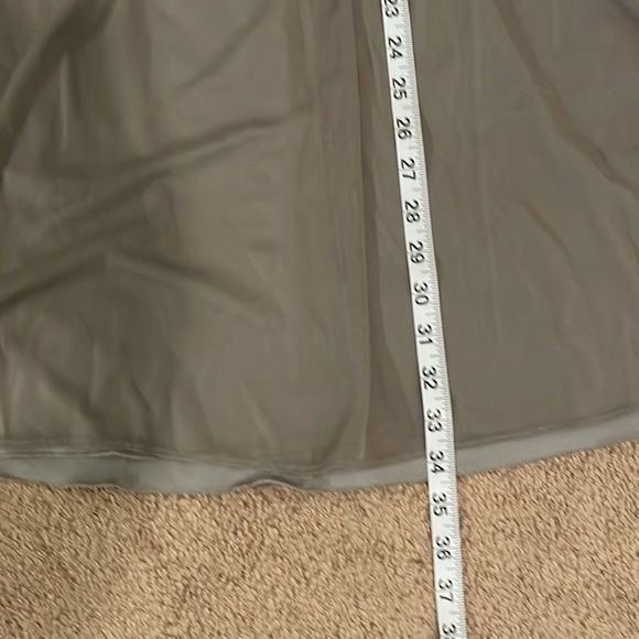 David’s Bridal Gray Bridesmaids Dress Size 2 - Picture 7 of 9